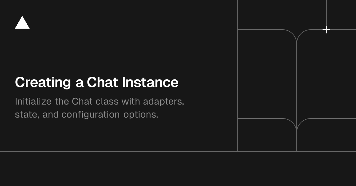 Creating a Chat Instance | Chat SDK